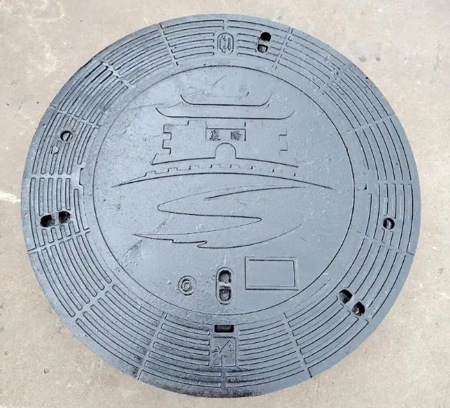 新沂球墨铸铁井盖定制款展示